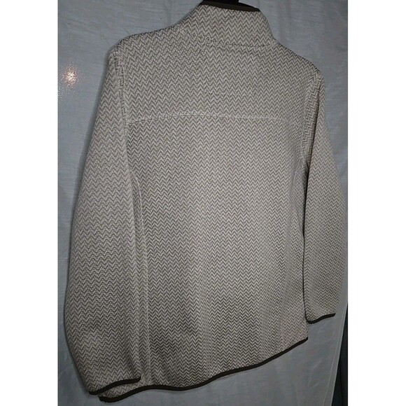 Powder River Outfitters (Panhandle) Quarter-zip Pullover, Sz Large, Khaki - Picture 6 of 8